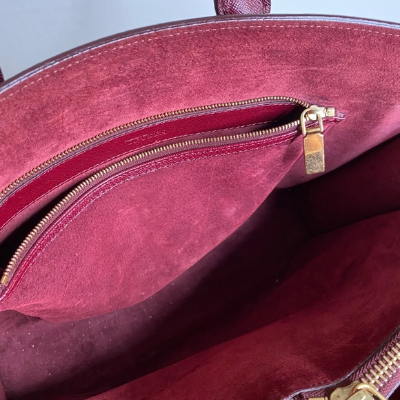 Alexander McQueen Burgundy Leather Heroine Tote - Picture 6 of 7